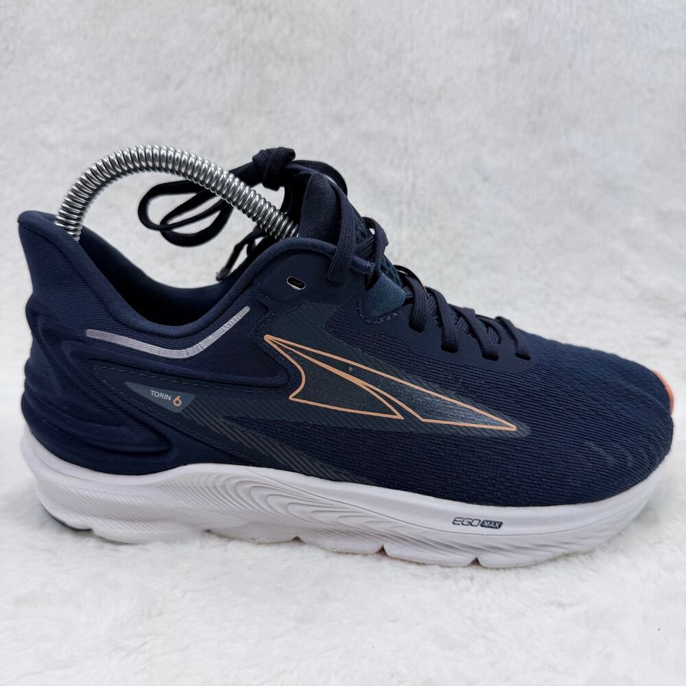 Altra Torin 6 Womens Road Running Shoes Navy Coral Size 5.5 Wide Athletic